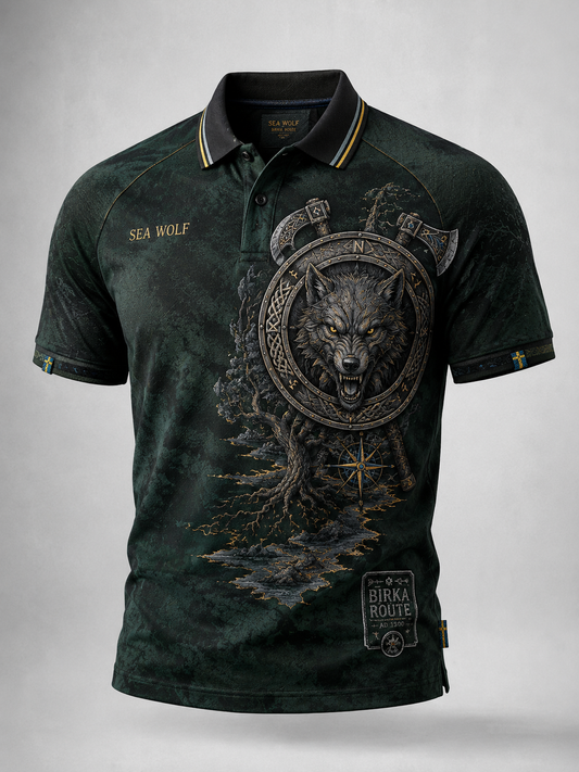 Herrens svenska vikingar Polo tröj