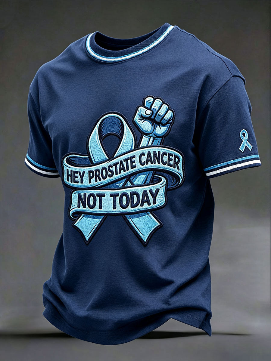Mäns 'Hey prostatacancer Inte idag' T-shirts