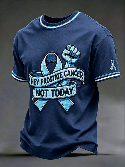 Mäns 'Hey prostatacancer Inte idag' T-shirts