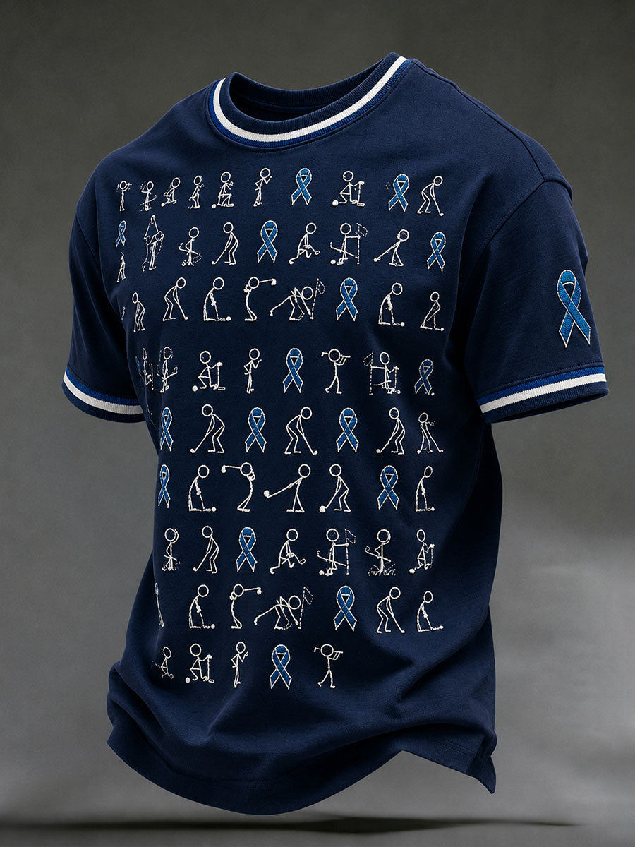 Mäns prostatacancer medvetenhet T-shirts