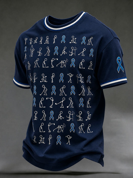 Mäns prostatacancer medvetenhet T-shirts