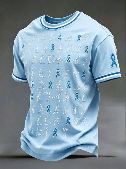 Mäns prostatacancer medvetenhet T-shirts