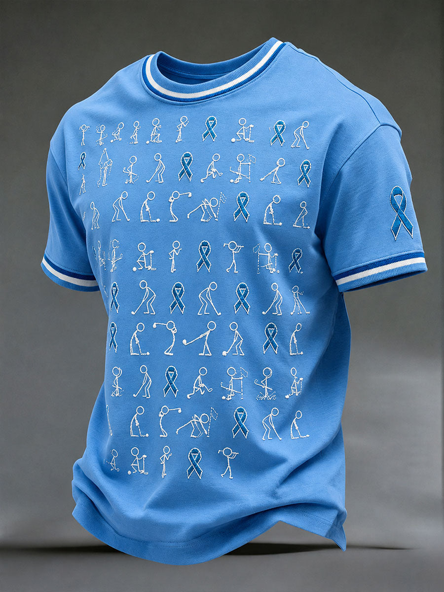Mäns prostatacancer medvetenhet T-shirts