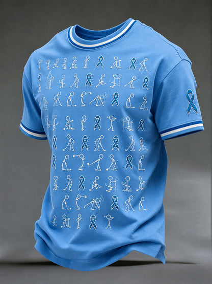 Mäns prostatacancer medvetenhet T-shirts