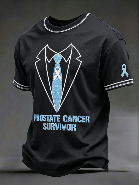 Mäns 'Prostat Cancer Survivor' T-shirts
