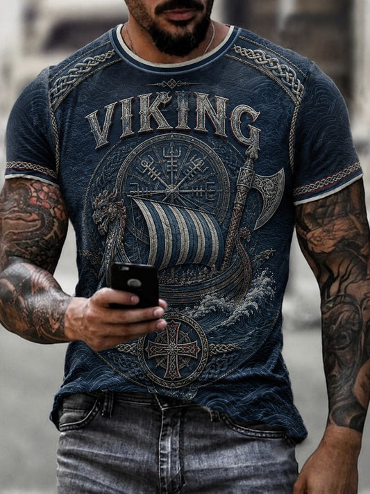 Herrlig vikingtröja med tryck