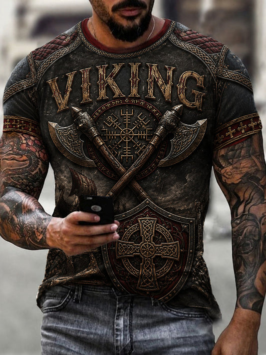 Herrlig vikingtröja med tryck