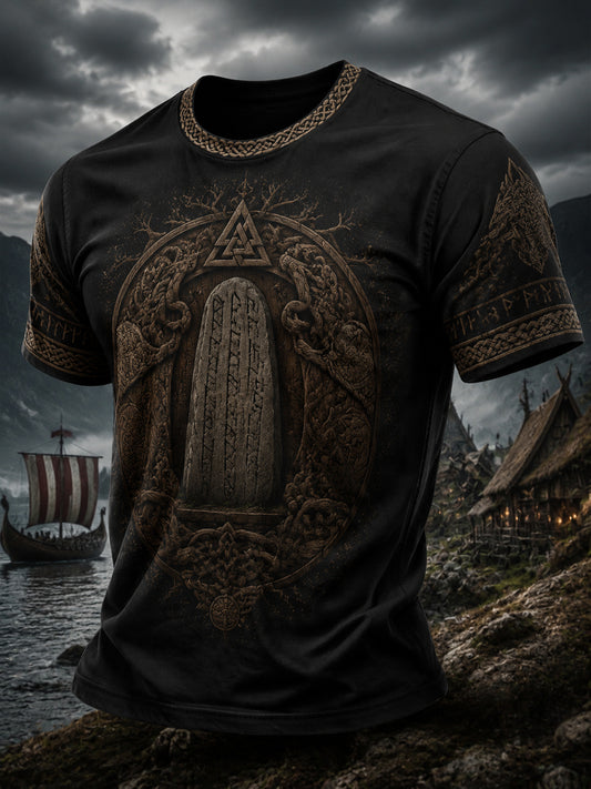 Herrlig vikingtröja med tryck