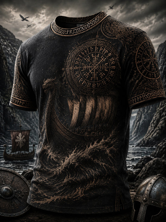 Herrlig vikingtröja med tryck