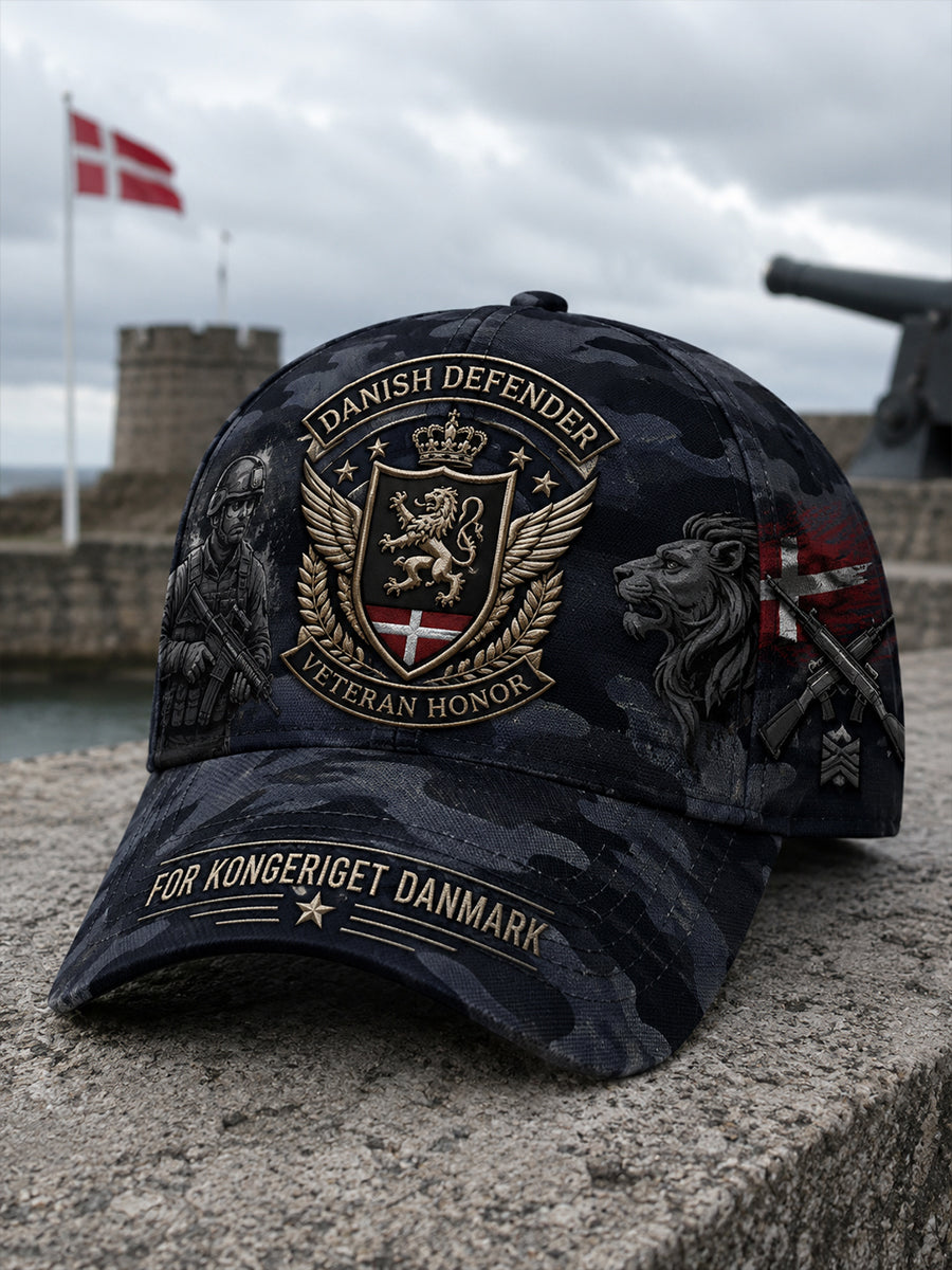 Mäns camouflage hatt med veteran minnesbild grafik