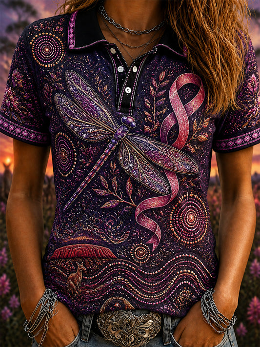Kvinnors bröstcancer medvetenhet Australien Polo T-shirt