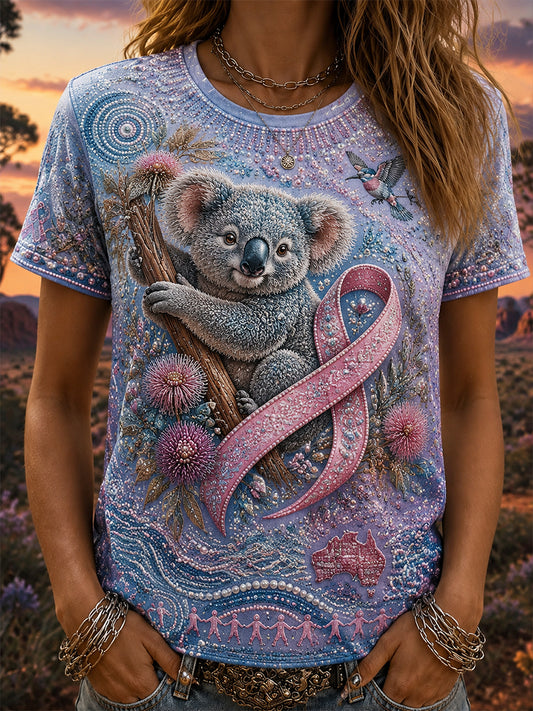 Kvinnors bröstcancermedvetande Australien T-shirt
