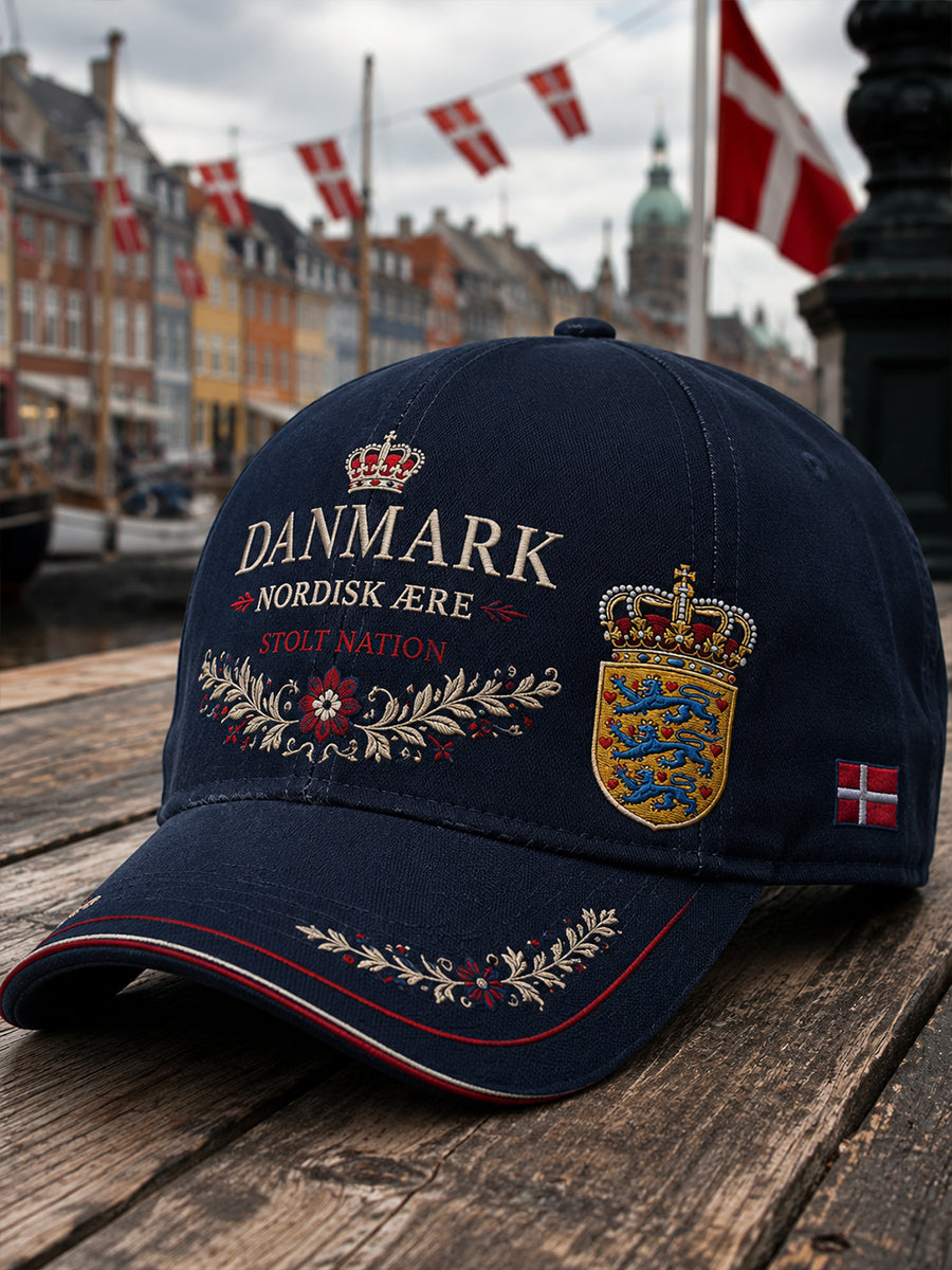 Hatt med patriotisk minnestryck