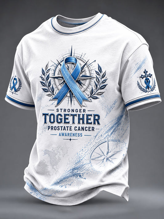 Mäns prostatacancer förebyggande och kontroll T-shirt