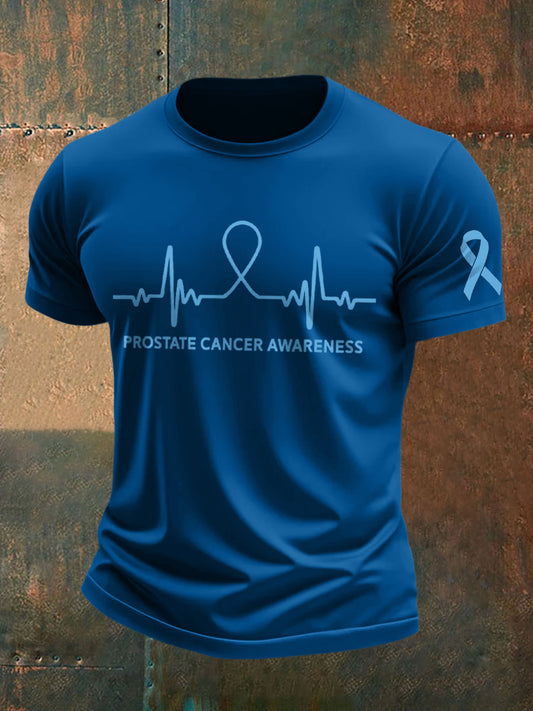 Mäns prostatacancer medvetenhet Skriv ut T-shirt