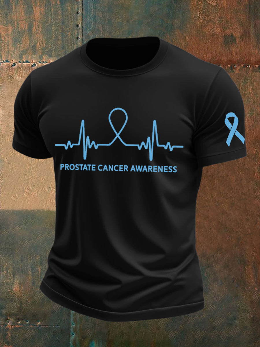 Mäns prostatacancer medvetenhet Skriv ut T-shirt