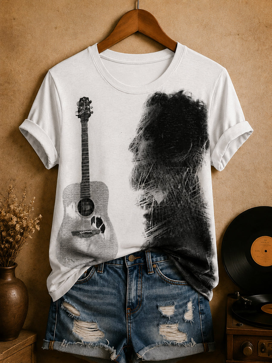 Dammens irländska folkmusikgatumusikert-shirt