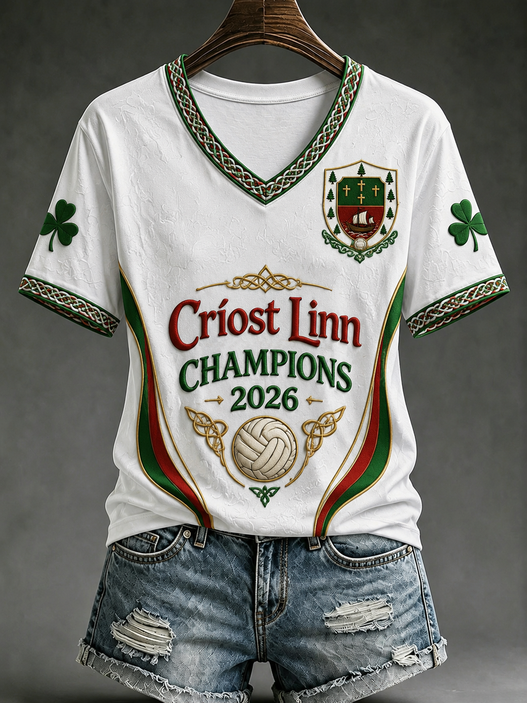 Dammay Gaelisk Fotbollskortärmad T-shirt