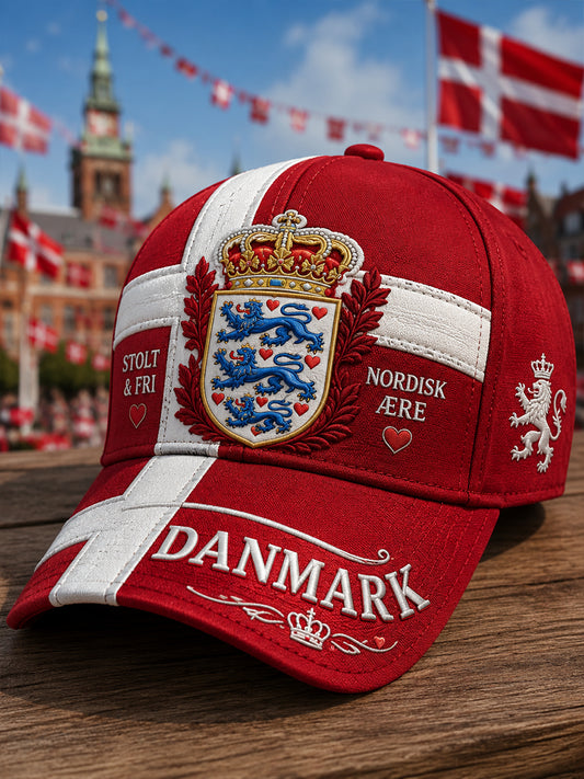 Hatt med patriotisk flaggtema