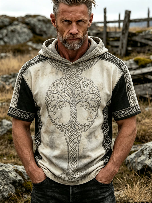 Mäns vikinga träd av liv keltisk knop
