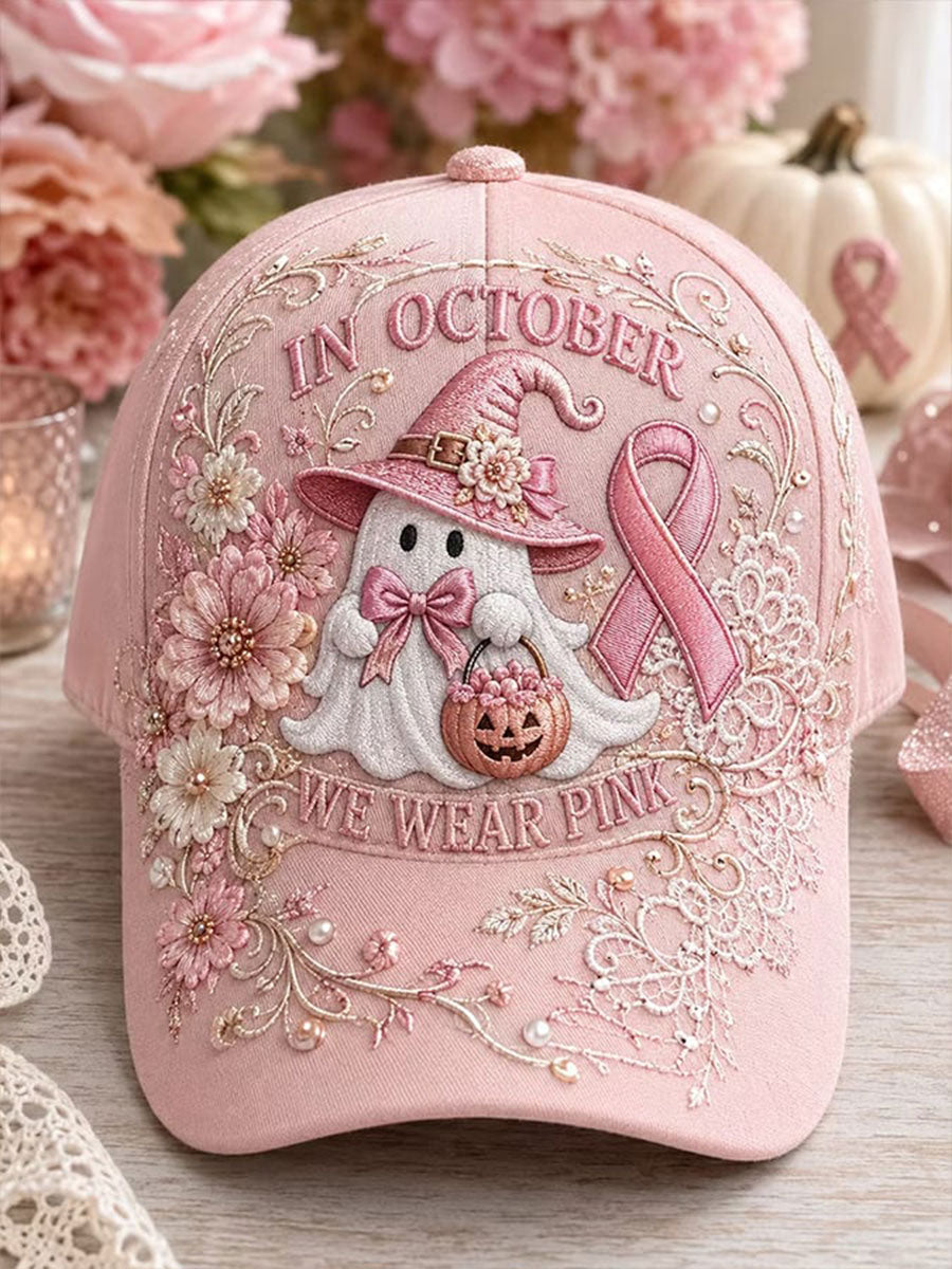 Unisex I oktober bär vi rosa hatt