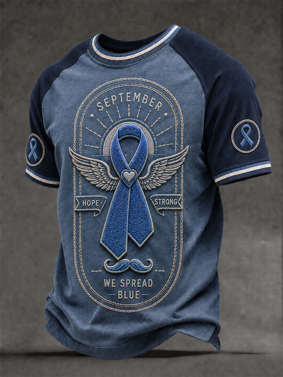 T-shirts för upplysning om prostatacancer hos män
