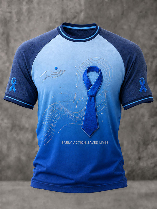 T-shirts för upplysning om prostatacancer hos män