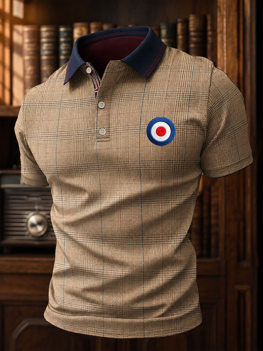 Herrmodet Kultur Storbritannien Musikälskare Företagsstil Tryckta lediga toppar
