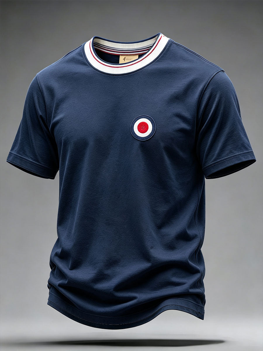Mäns brittiska musik älskare Mods Kultur Tryckt T-shirt
