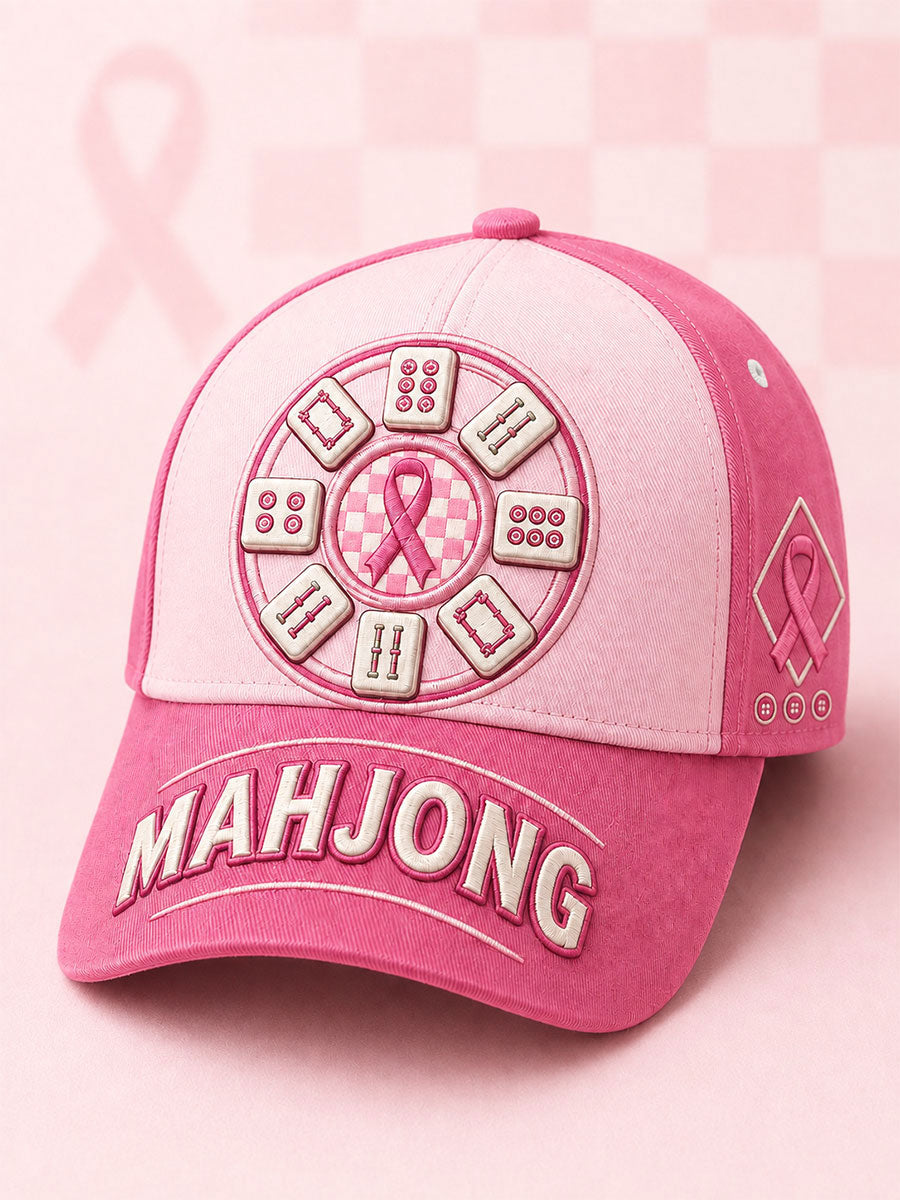 Kvinnors bröstcancer medvetenhet Mahjong hatts