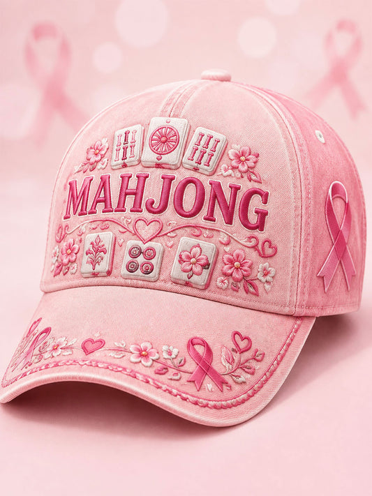 Mahjong-hattar för upplysning om bröstcancer hos kvinnor