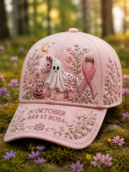 Halloween Rosa Band Dalahäst Spöke Basebollkeps