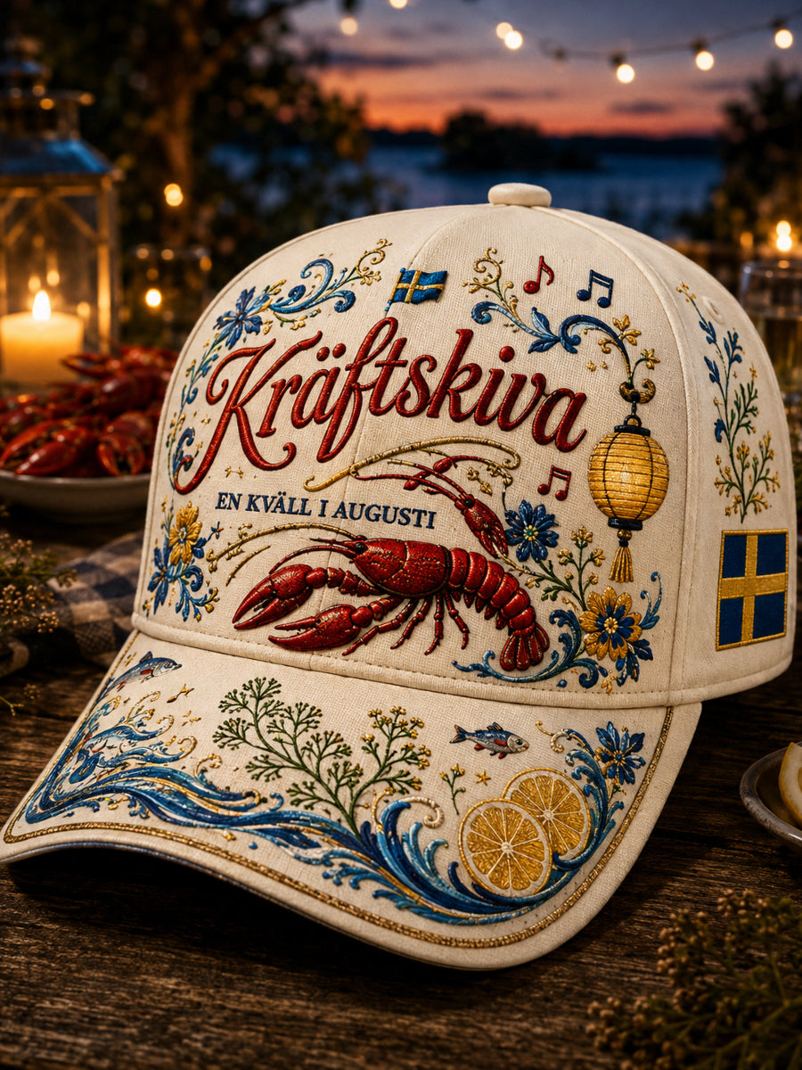 Unisex Sverige Kräftskiva Hatt