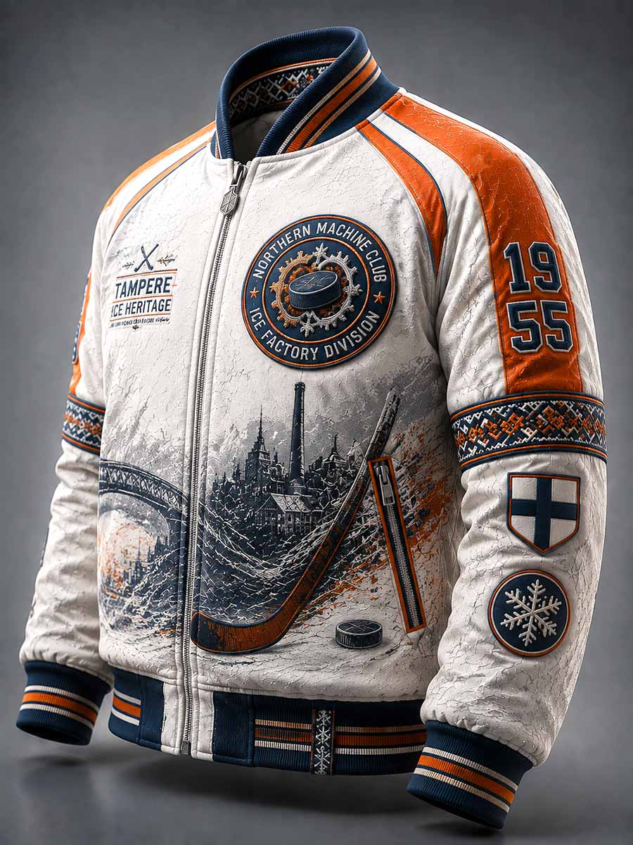 Mäns hockey Tappara minne av tryckjacka