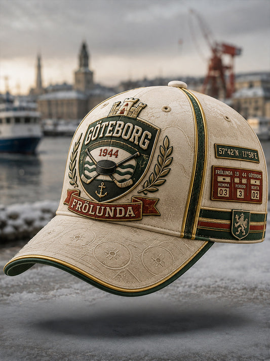 Unisex 1944 Göteborg Hockeyarv Våffelmönstrad Hat