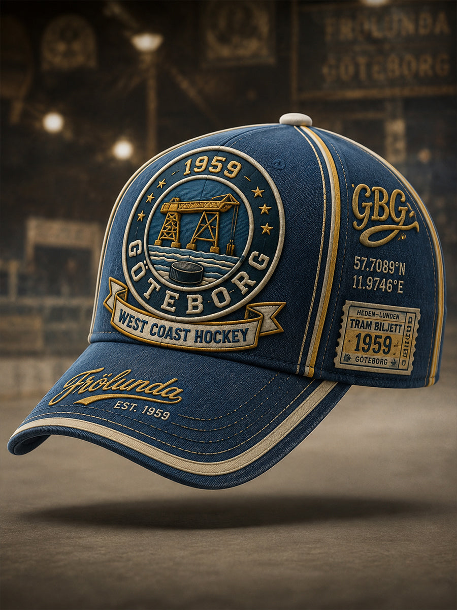 Unisex 1944 Göteborg Hockeyarv Våffelmönstrad Hat