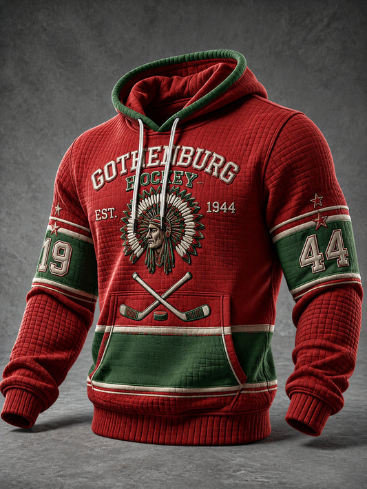 Retro Göteborgshockeyfan Lässig Hoodie