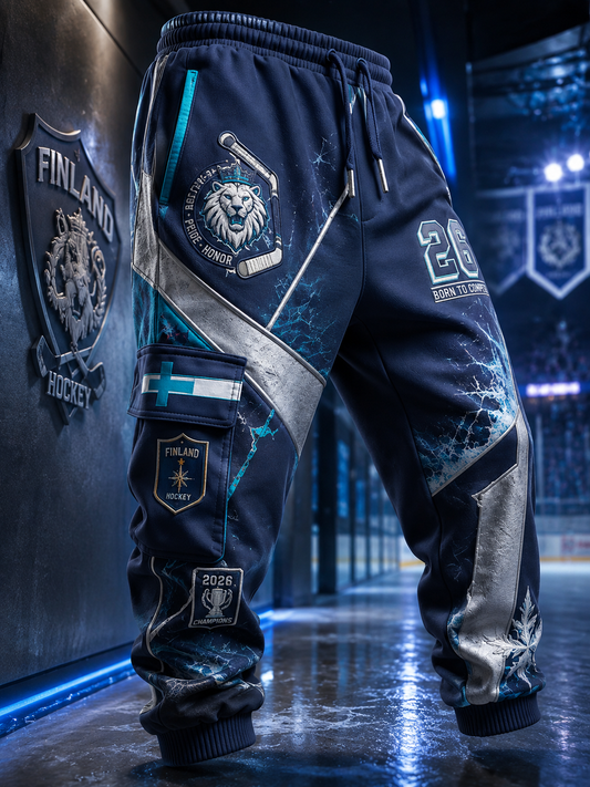 Herrliga finska ishockey-träningsbyxor i casual-stil