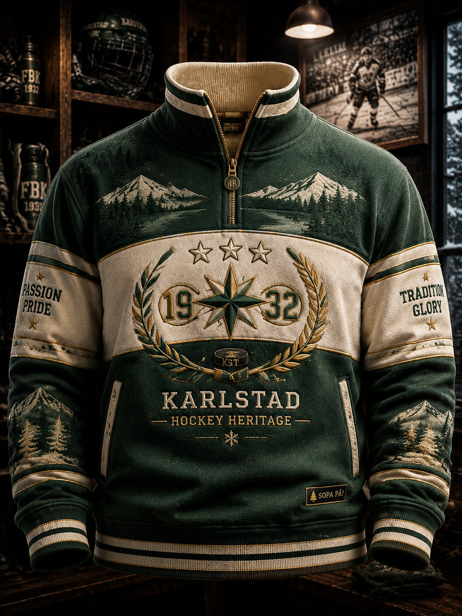 Karlstad 1932 Vintage Hockey blixtlås