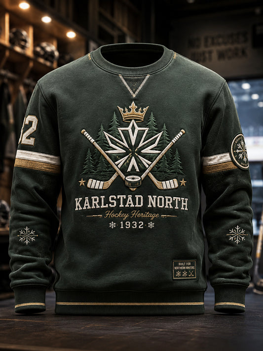 Grönvitt Hockey Heritage Vintage Sweatshirt