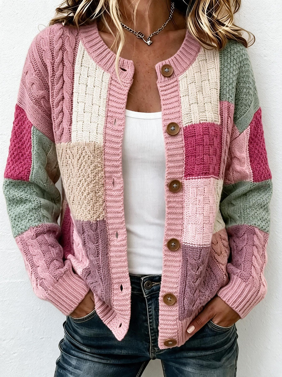 Kvinnors Vintage Stick Cardigan