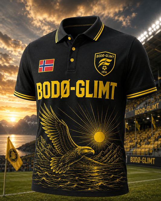 Mäns Norge Fotboll Bodø/Glimt Kort ärm Polo tröj