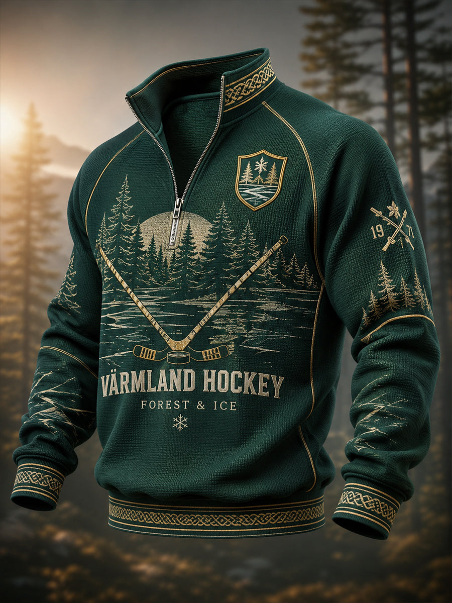 Mäns svenska hockey fans älskare Långärm T-Shirt
