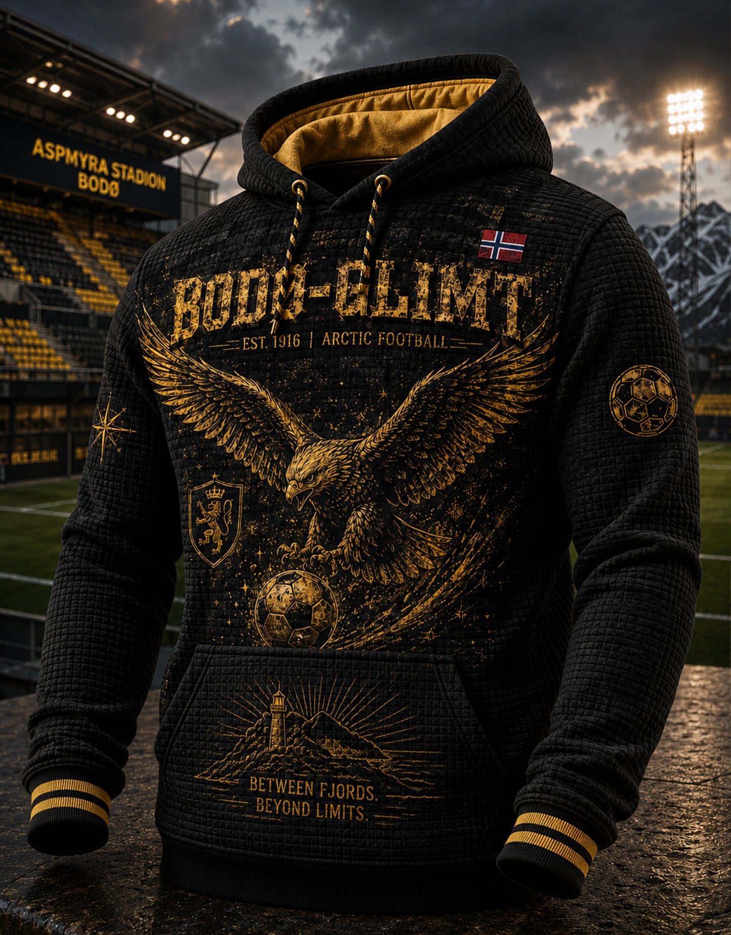 Herrarnas Norge Fotboll Bodø/Glimt Långärmad Hoodie