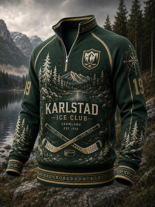 Herrtröja i svensk ishockey för fans och älskare, långärmad