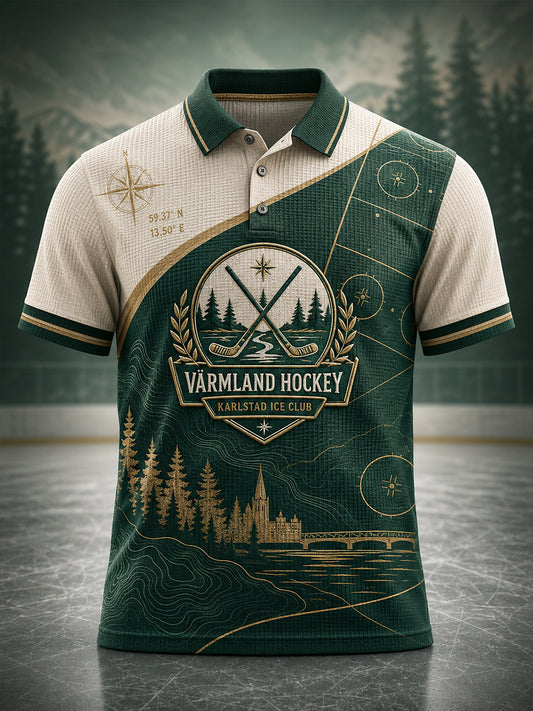 Herrarnas svenska ishockeytröja -fans och älskare – kortärmad t-shirt