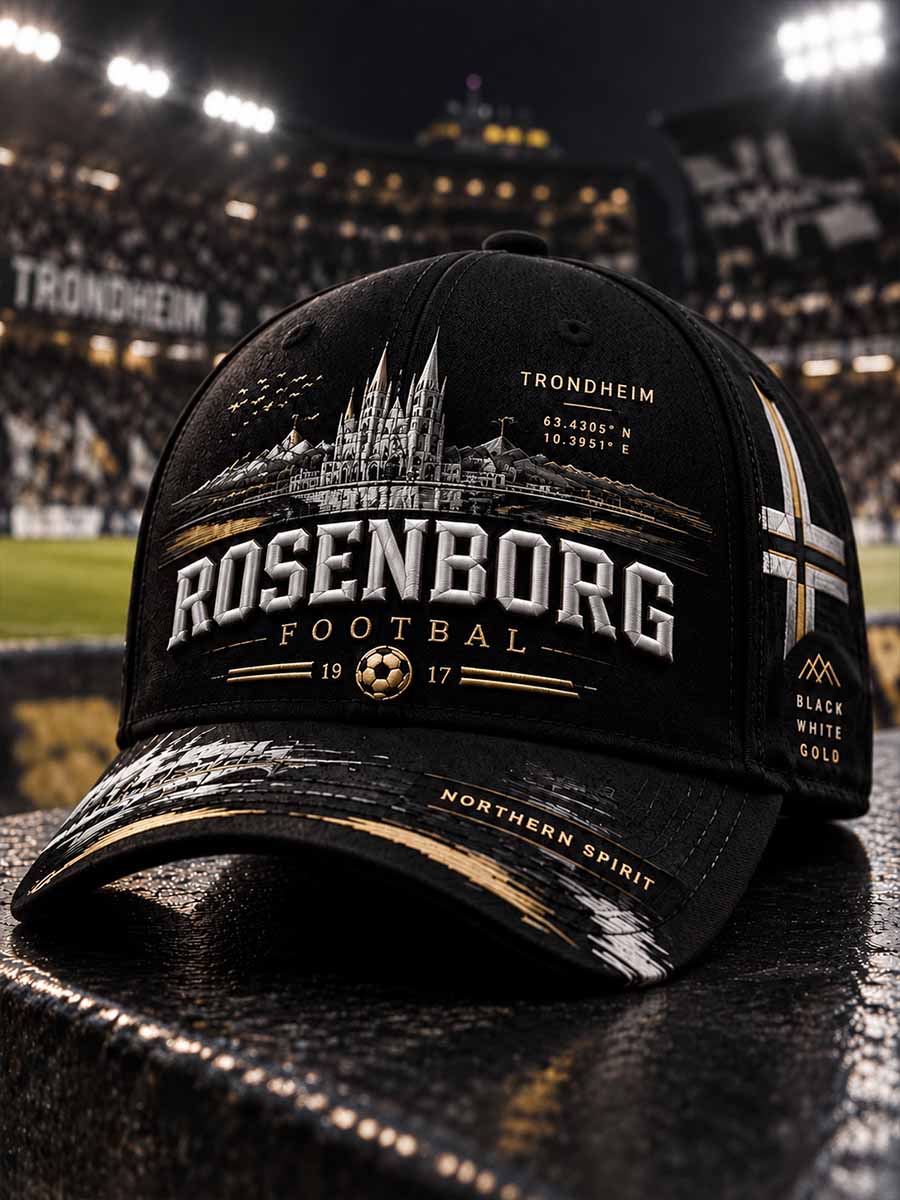 Unisex retro RBK fotbollslagstryck polohatt