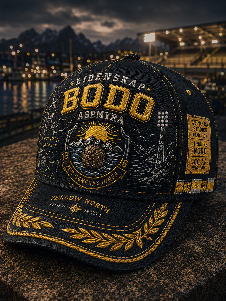 Unisex norsk fotboll Bodø/Glimt fans älskare mössa