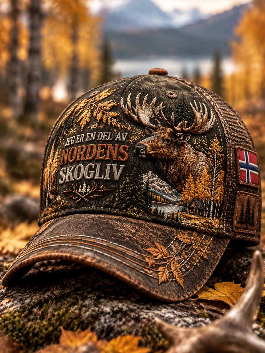 Unisex-hatt med mönstertryck för jakt­säsongen på hösten