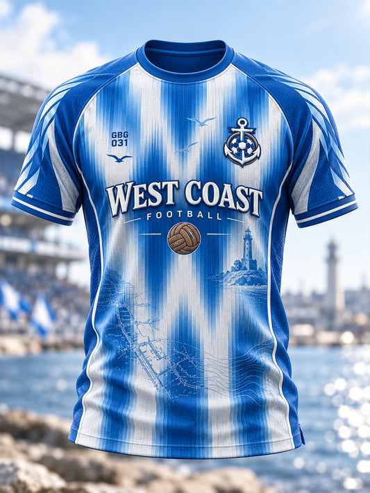 Mäns svensk fotboll Ifk Göteborg Fans Lover Short Slem T-shirt